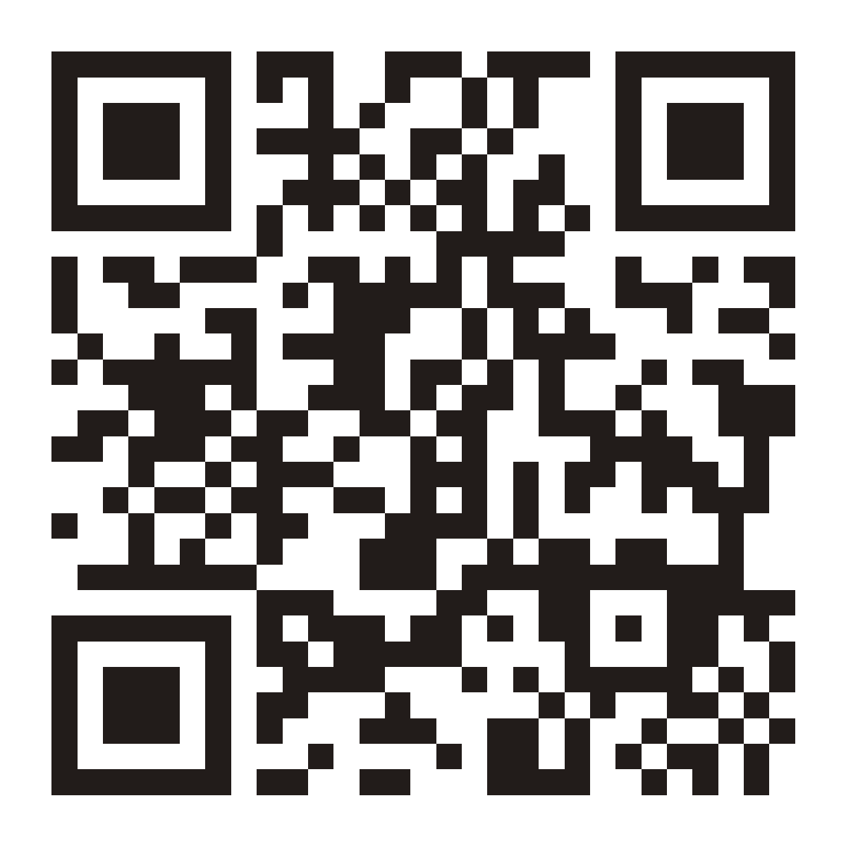 QR code to download the Press & Floral app