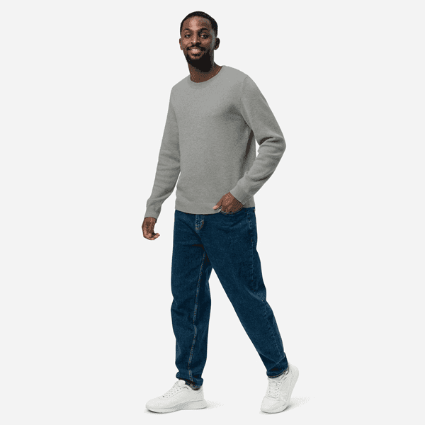 Unisex Classic Fit Knitted Crew neck Sweater