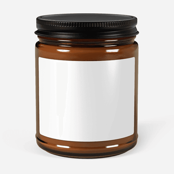 Amber Jar Scented Soy Candle