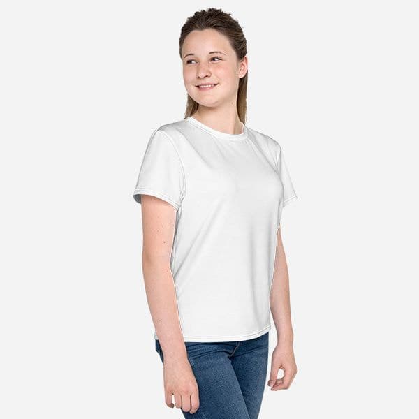 All-Over Print Youth Crew Neck T-shirt