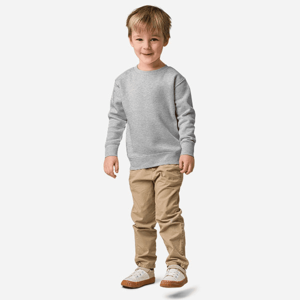 Kids Crew Neck Sweatshirt | Rabbit Skins 3317