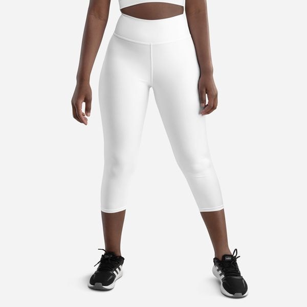 All-Over Print Yoga Capri Leggings