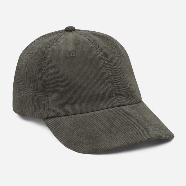 Vintage Corduroy Cap | Big Accessories BA703