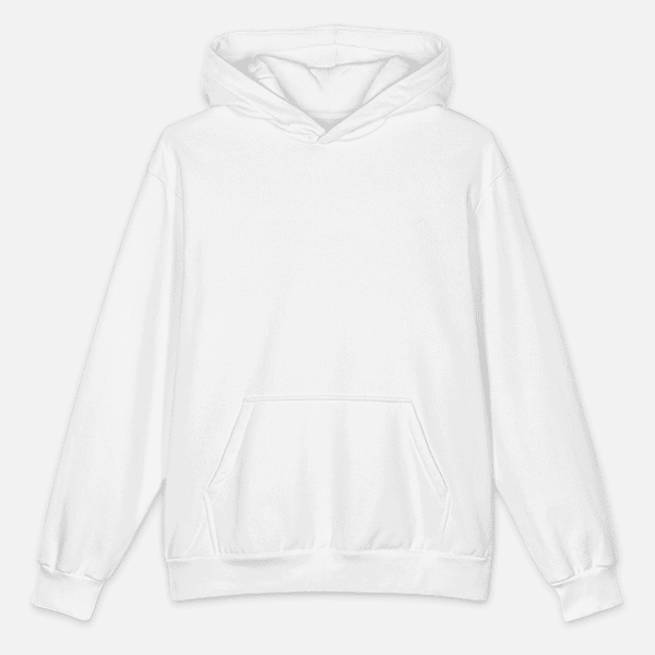 All-Over Print Oversized Cotton Hoodie