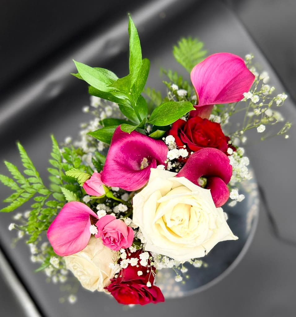Calla Lily & Rose Keepsake