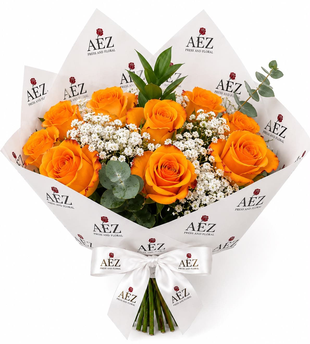 Tangerine Dream Rose Bouquet