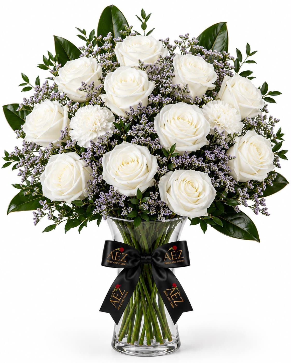 Timeless White Rose Elegance